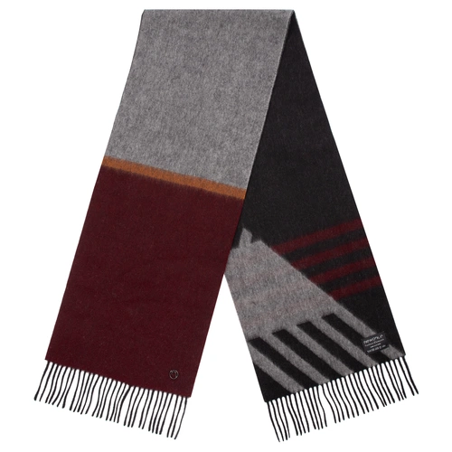 Шарф Charming, коричневый с оранжевым Шарф Charming, коричневый с оранжевым