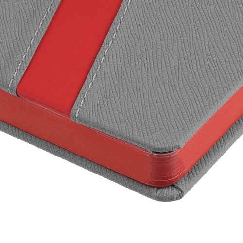 Ежедневник Rubikon на заказ, недатированный серо-красный Ежедневник Rubikon на заказ, недатированный серо-красный