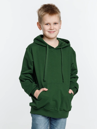 Худи детское Kirenga Kids 2.0, темно-зеленое Худи детское Kirenga Kids 2.0, темно-зеленое