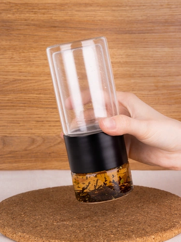 Бутылка для заваривания Cultivar, черная Бутылка для заваривания Cultivar, черная