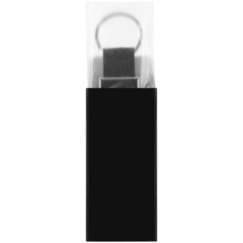 Брелок Stropp с тканевой вставкой, черный Брелок Stropp с тканевой вставкой, черный