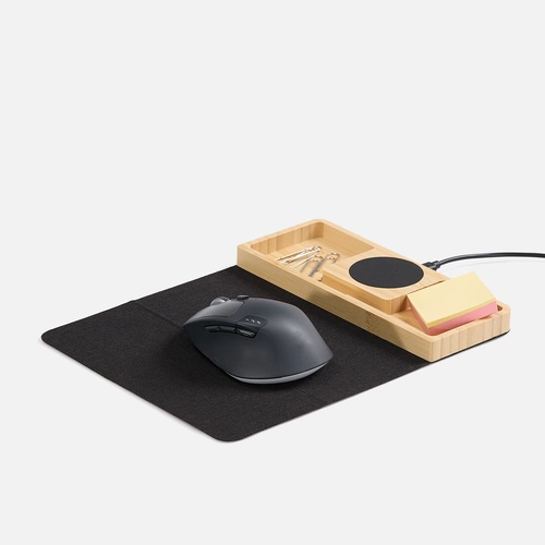 Складной коврик для мышки с беспроводной зарядкой Midstream ver.2 Складной коврик для мышки с беспроводной зарядкой Midstream ver.2