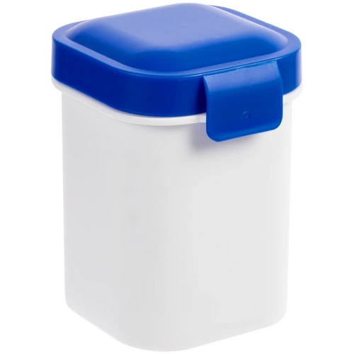 Ланчбокс для снеков Lunch Crunch, белый с синим Ланчбокс для снеков Lunch Crunch, белый с синим