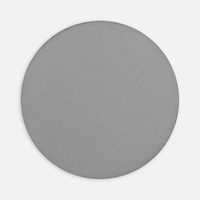 Наклейка тканевая Lunga Round, M, серая