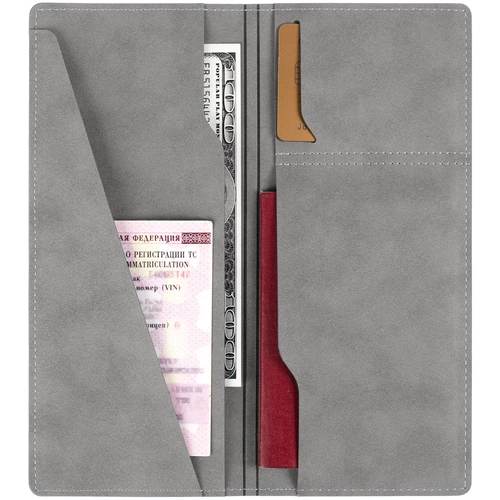 Дорожный органайзер Nubuk, светло-серый Дорожный органайзер Nubuk, светло-серый