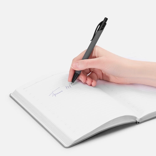 Ручка шариковая Undertone Black Soft Touch, серая Ручка шариковая Undertone Black Soft Touch, серая