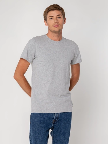 Футболка мужская T-bolka Stretch, серый меланж Футболка мужская T-bolka Stretch, серый меланж