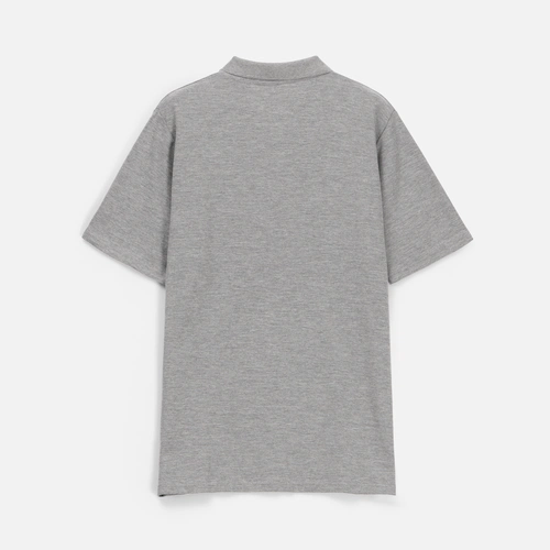 Рубашка поло унисекс Tervise, серый меланж Рубашка поло унисекс Tervise, серый меланж