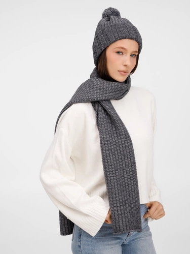 Шарф Frissonelle, серый меланж Шарф Frissonelle, серый меланж