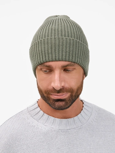 Шапка Catch Match без помпона, зеленая (полынь) Шапка Catch Match без помпона, зеленая (полынь)