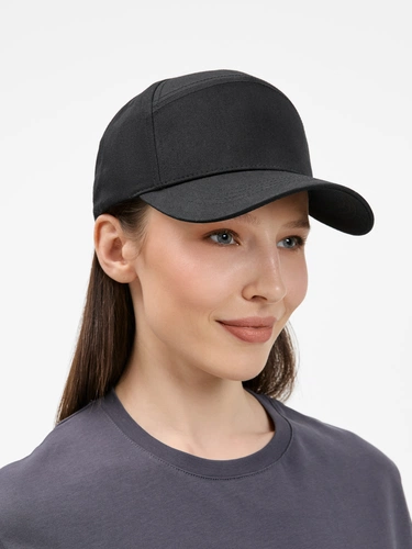 Бейсболка Settaro, черная Бейсболка Settaro, черная