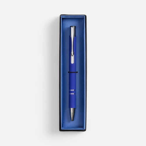 Ручка шариковая Keskus Soft Touch в футляре, синяя Ручка шариковая Keskus Soft Touch в футляре, синяя
