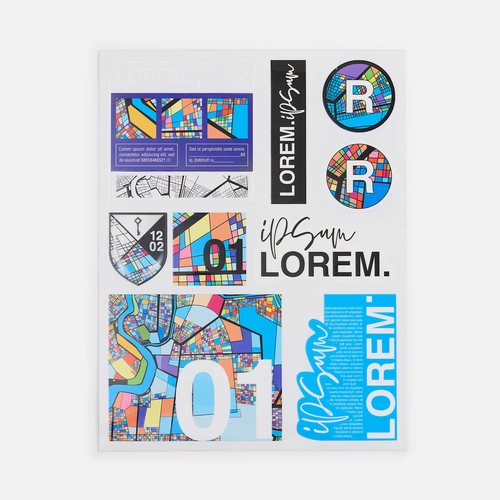 Наклейки UV-DTF Sticker Pack на заказ, L Наклейки UV-DTF Sticker Pack на заказ, L