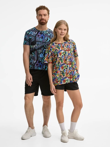 Футболка унисекс Senti с полной запечаткой на заказ Футболка унисекс Senti с полной запечаткой на заказ