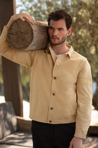 Куртка унисекс Bratislava, бежевая Куртка унисекс Bratislava, бежевая