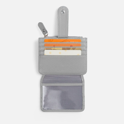 Картхолдер на молнии Unison, серый Картхолдер на молнии Unison, серый