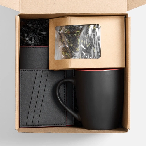 Набор Multimo Tea, черный с красным Набор Multimo Tea, черный с красным