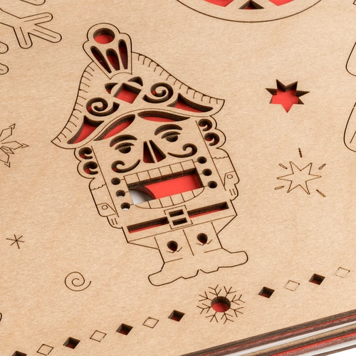 Новогодняя книга «Щелкунчик» с подвесками Новогодняя книга «Щелкунчик» с подвесками