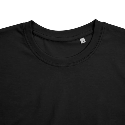 Футболка унисекс T-Bolka 160, черная Футболка унисекс T-Bolka 160, черная