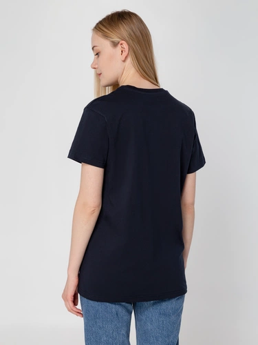 Футболка унисекс T-Bolka 160, темно-синяя Футболка унисекс T-Bolka 160, темно-синяя