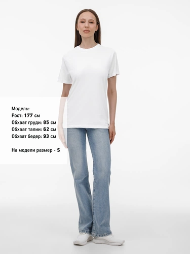 Футболка унисекс T-Bolka 180, белая Футболка унисекс T-Bolka 180, белая