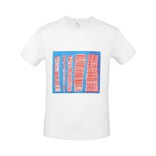 Футболка детская «Небоскребы», белая Футболка детская «Небоскребы», белая