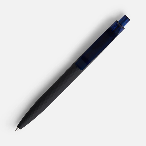 Ручка шариковая Prodir QS01 PRT-T Soft Touch, черная с синим Ручка шариковая Prodir QS01 PRT-T Soft Touch, черная с синим