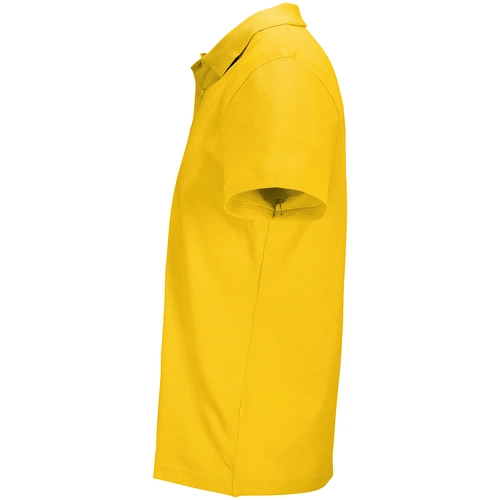 Рубашка поло унисекс Pulse, желтая Рубашка поло унисекс Pulse, желтая