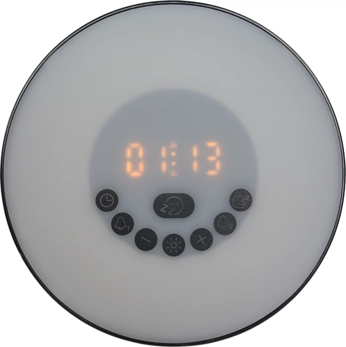 Лампа-колонка со световым будильником dreamTime, ver.2, черная Лампа-колонка со световым будильником dreamTime, ver.2, черная