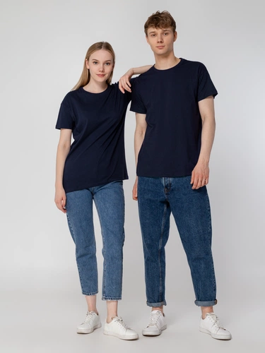 Футболка унисекс Regent 150, кобальт (темно-синяя) Футболка унисекс Regent 150, кобальт (темно-синяя)