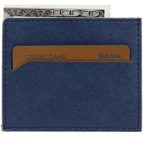 Чехол для карточек Petrus, синий Чехол для карточек Petrus, синий