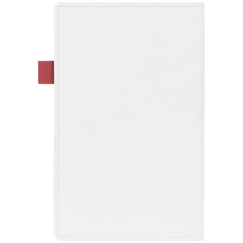 Ежедневник White Shall, недатированный, белый с красным Ежедневник White Shall, недатированный, белый с красным