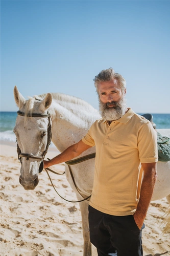 Рубашка поло мужская Adam, темно-синяя Рубашка поло мужская Adam, темно-синяя