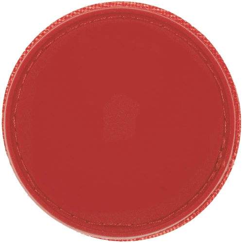 Лейбл из ПВХ с липучкой Menteqo Round, красный Лейбл из ПВХ с липучкой Menteqo Round, красный