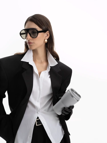 Термостакан Sapporo без логотипа, серый Термостакан Sapporo без логотипа, серый