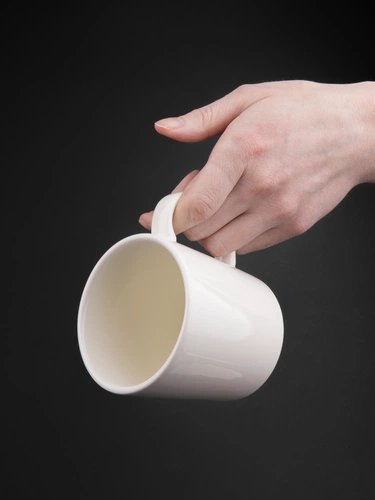 Кружка Valotti Medio, белая Кружка Valotti Medio, белая