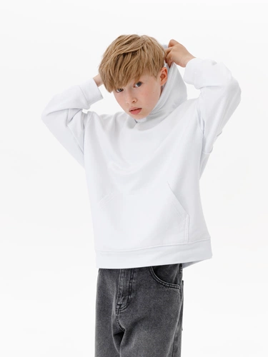 Худи детское оверсайз Houdini, белое Худи детское оверсайз Houdini, белое