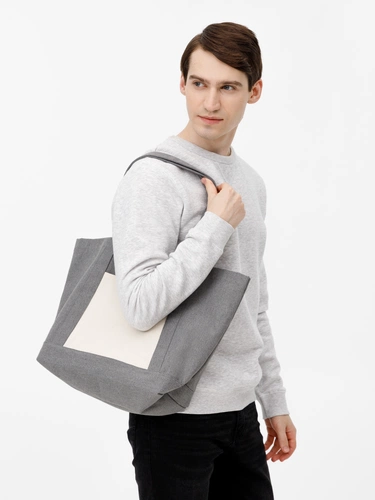 Шопер Shophop, серый с неокрашенным Шопер Shophop, серый с неокрашенным