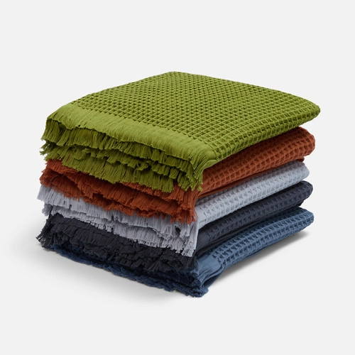 Плед вафельный Elenglect, темно-серый Плед вафельный Elenglect, темно-серый