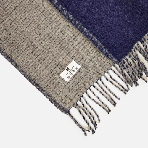 Плед Devika, синий с серым Плед Devika, синий с серым