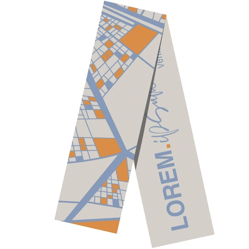 Шарф на заказ Tricksy Classic Net, L, полушерсть Шарф на заказ Tricksy Classic Net, L, полушерсть