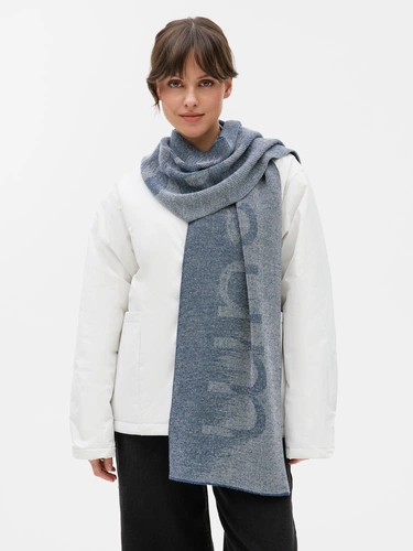 Шарф Denim XL на заказ, полушерсть Шарф Denim XL на заказ, полушерсть