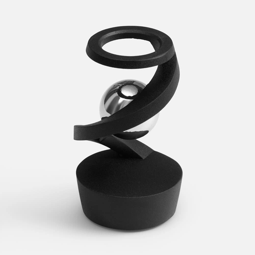 Настольный антистресс Mindflow, черный с серебристым Настольный антистресс Mindflow, черный с серебристым