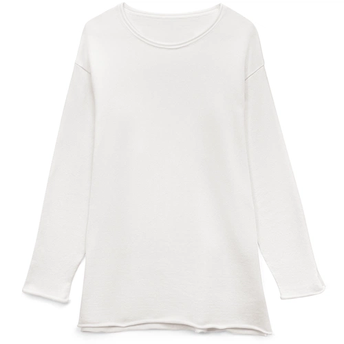 Лонгслив унисекс Siluetti Fuori, молочно-белый Лонгслив унисекс Siluetti Fuori, молочно-белый