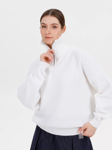 Джемпер Siluetti Birne, молочно-белый Джемпер Siluetti Birne, молочно-белый