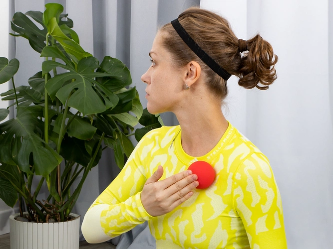 Массажный мяч для MФР Relaxify, красный Массажный мяч для MФР Relaxify, красный