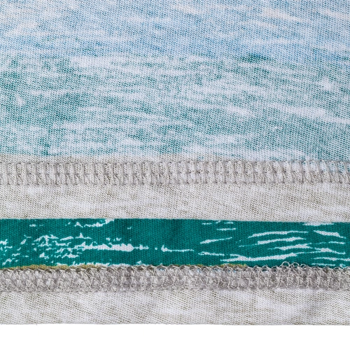 Футболка женская Rayet Lady двусторонняя, голубая с зеленым Футболка женская Rayet Lady двусторонняя, голубая с зеленым