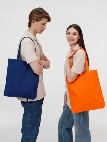 Холщовая сумка Strong 210, темно-синяя Холщовая сумка Strong 210, темно-синяя