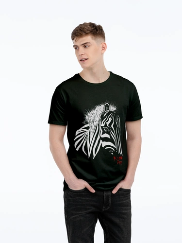 Футболка мужская «Арт-рокстар. Kiss Me», черная Футболка мужская «Арт-рокстар. Kiss Me», черная