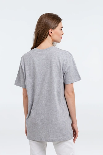 Футболка «Жар-птица», серый меланж Футболка «Жар-птица», серый меланж